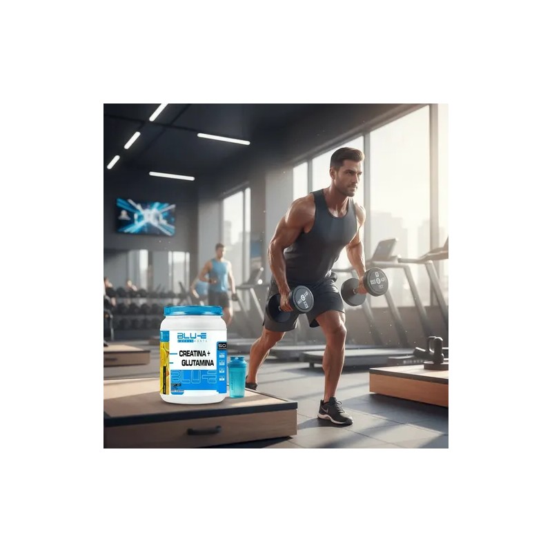 Suplemento Creatina + Glutamina Blu-e 1kg Varios Sabores