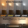 SIBRILLE LED Floor Lamp - Rotatable Standing Lamp with Touch