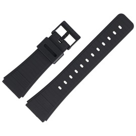 Casio Watch Strap 22 mm Plastic Black – DBC