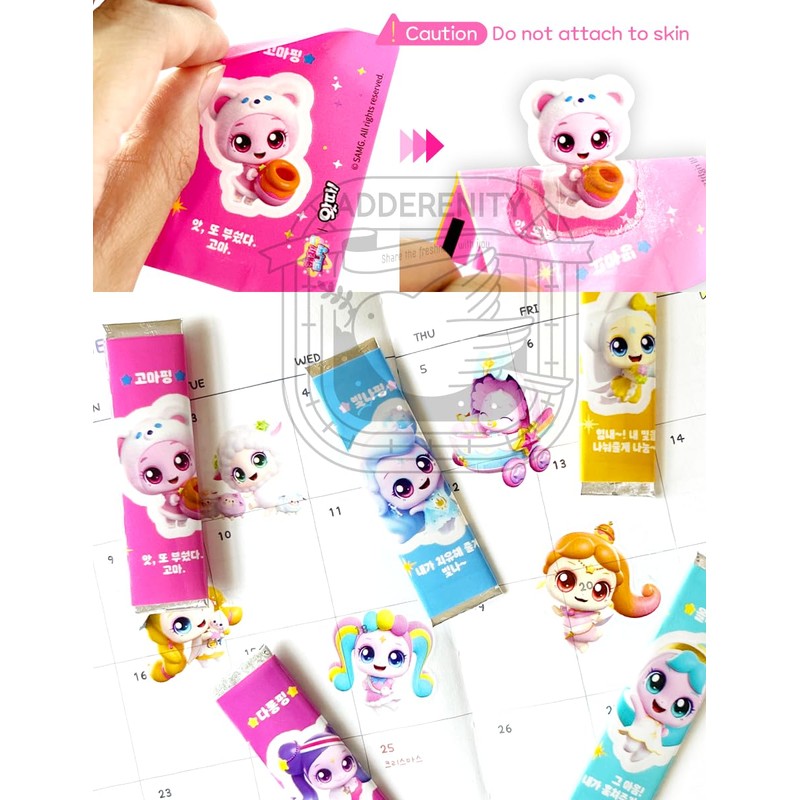 Lotte Watta Catch Teenieping Character Chewing & Bubble Gum 13.7g
