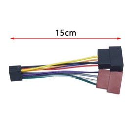 1Pcs 16 polig Autoradio Kabelbaum ISO Radio Adapter für Pioneer DEH AVH MVH AVIC KFZ Aftermarket Stereo Radio ISO