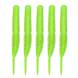 10PCS Artificial Sea Worms 100mm Earthworm Soft Fishing Lures Soft Bait Lifelike Fishy Smell Lures-6#