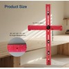 5-in-1 T Square Ruler 24 Inch, Multifunctional Drilling Positioning Ruler