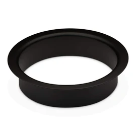 SOTECH Waste Insert Ring Stainless Steel Matt Black Varnished Diameter 180 mm Height 41.5 mm for Installation in Washbasin or Worktops Laundry Hole