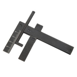 Qinlorgo Carburetor Float Height Level Gauge Tool,Carburetor Float Level Gauge Metric Display 0‑40mm Adjustable Steel for Most Motorbikes