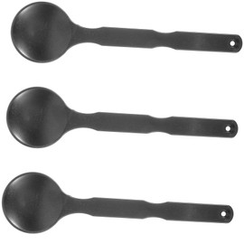 FOMIYES Vision Test Tool Set 3pcs Plastic Eye Occluder Wide Handle Optometry Vision Test Covers for Eye Chart Exam Black