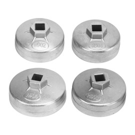 4Pcs Oil Filter Wrench Aluminum Alloy Efficient Oil Filter Cap Removal Tool Replacement for Bluebird