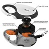 TUG 360° Tangle-Free Retractable Dog Leash with Waste Bag Dispenser