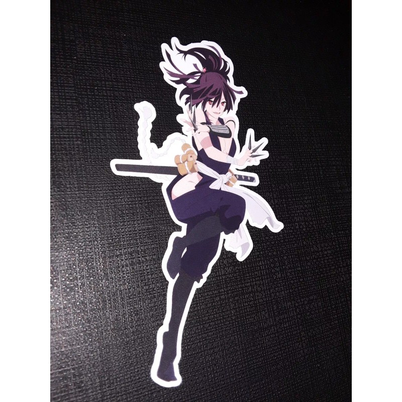 Yuzuriha Hell's Paradise Glossy Sticker Anime Waterproof!