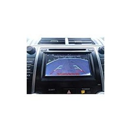 PYvideo Rear Backup Camera Kit Compatible with Toyota Camry, Corolla, Prius, Rav4 (2012, 2013, 2014) - (Color: Chrome)