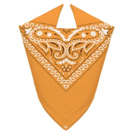 Van Der Rich ® - Bandanas made of 100% cotton headscarf for men and women, mustard