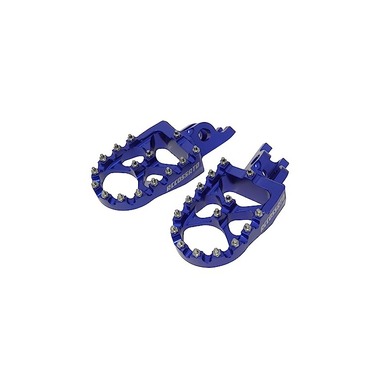 Accossato Offroad Trittbretter blau aus Ergal 7075 für BETA RR
