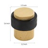 SAILANKA Solid Brass Door Stopper Heavy Duty Cylindrical Floor Mount