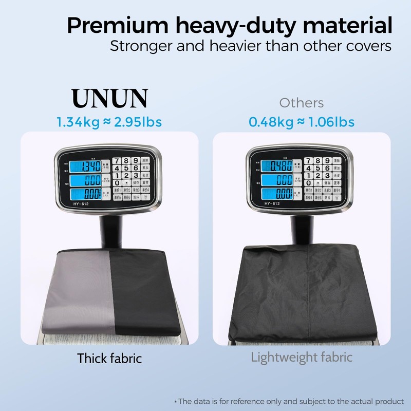 UNUN Fire Pit Covers Waterproof, Patio Firepit Covers Square Heavy