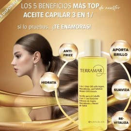 Terramar 3 In 1 Hair Oil Nutrición 98ml 100%original