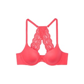 Victoria's Secret Perfect Shape Push Up Bra, Full Coverage, Padded, Smooth, Bras for Women, Body by Victoria Collection (32D, Watermelon)