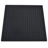 16 Inch Large Rain Shower Head - Matte Black Ceiling