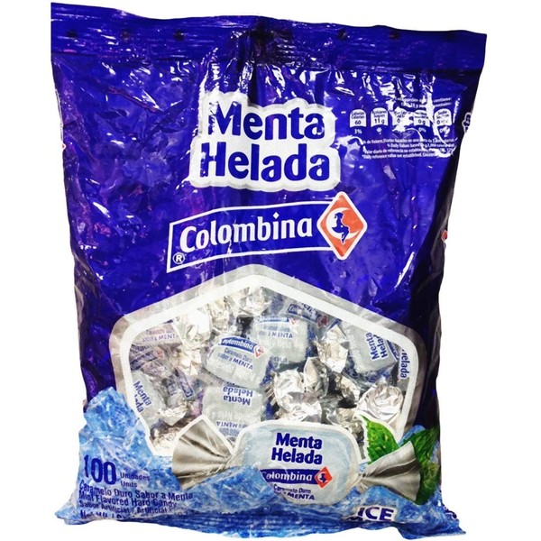 Menta Helada Colombina Pack of 100 Units