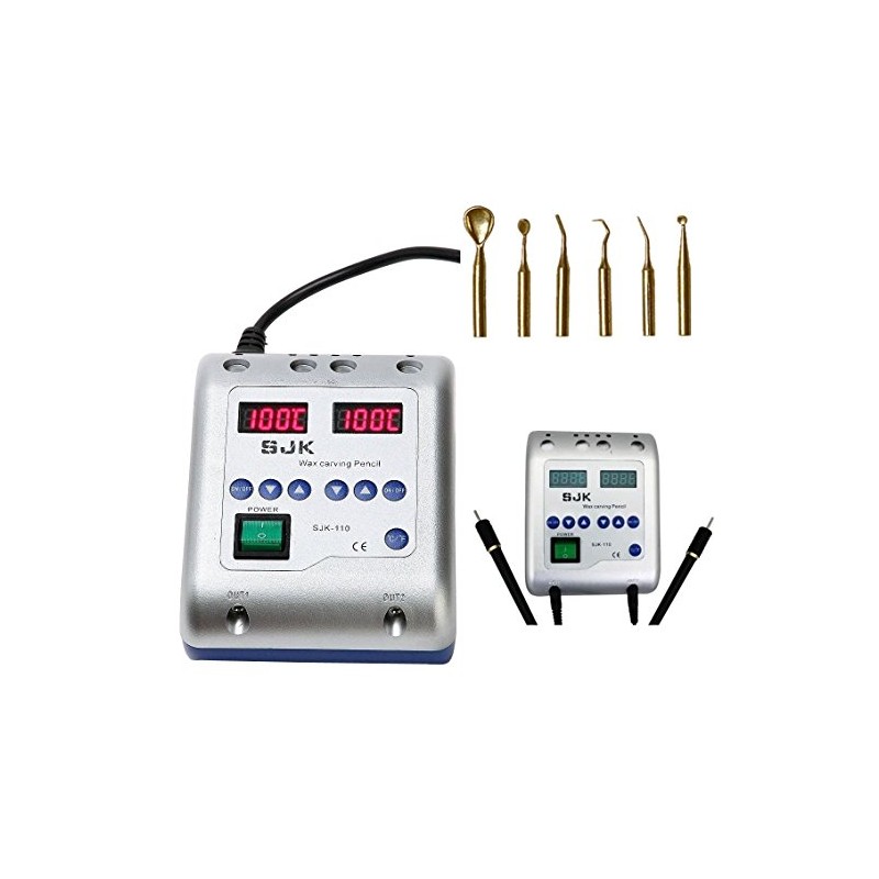 EFK-II Supply Dental Lab Electric Wax Carving Knife Machine/Double Pen/6