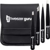 TweezerGuru Tweezers, Eyebrow Remover, Precision, Stainless Steel, Nose Hair, Beard,
