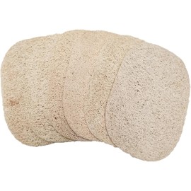 Esponjas naturales de lufa WOCATS WMFQ06 paquete de 6 para platos y baño ecológicas