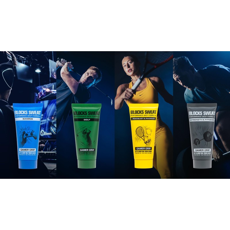 Gamer Grip Lozione resistente al sudore, crema da gioco per