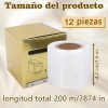 12 Rollo De Papel Osmótico Desechable Para Tatuajes De Cejas