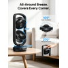 DR.PREPARE Dual Oscillating Tower Fan with 270° Tilt, 105° Oscillating,