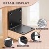 Dabolang 6" X 6" X 5" Heavy Duty Steel L