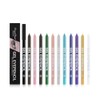 QIDSTERS Eyeliner Pencil Set, 12 Colors, Waterproof Gel Liner with