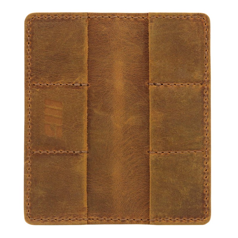 MegaGear Leather SD Card Holder - Camel MG1715