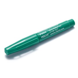 Viscot Mini EZ Removeable Ink Skin Marker Green 10 Pack