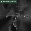 UFRIDAY Black Fabric Shower Curtain Liner 72 x 72 inches