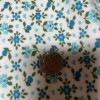 unknown vntg cotton flannel fabric 36" wide x 1/2 yd