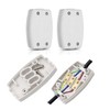 2Pcs 3 Terminal Electrical Cable Junction Box 13Amp 250v Flex