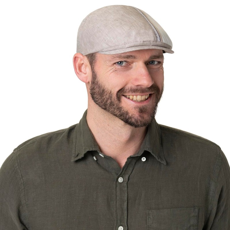 Mayser Philipp Leinen Flat Cap Zechbauer Peaked Cap Flat Cap