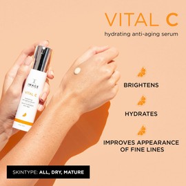 IMAGE Skincare, VITAL C Hydrating Face Serum, with Vitamin C and Hyaluronic Acid, to Brighten, Tone and Smooth Appearance of Wrinkles, 1.7 fl oz