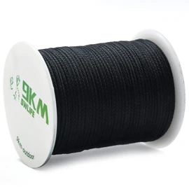 DWLIFE - Cuerda de Kevlar negra de 9 KM, alta resistencia a la tracción, resistente al fuego, línea de pesca trenzada, cuerda de timbre de viento, línea de cometa, camping, modelo cohete, cuerda