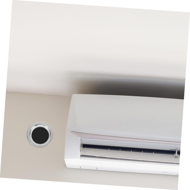 WOONEKY Stainless Steel Water Heater Hole Cover Elegant Decorative Shield