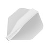 8 Flight, Dart Shafts, Moulded Flight System, White, No.2