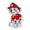 Rescue Dog Marshall, Embroidered Funny Puppy Patch, Iron On (2.6"