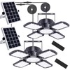 Auzev Solar Shed Light Indoor Outdoor Upgrade 176 LED 4