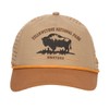 Yellowstone National Park 5-Panel Brown and Tan Unstructured Hat