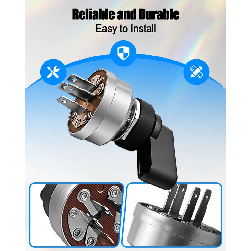 Vaticas Ignition Switch with Handle Fit for Miller Welder Starter