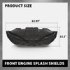 ALLGOOD Front Engine Splash Shield Black PP Compatible with Ford