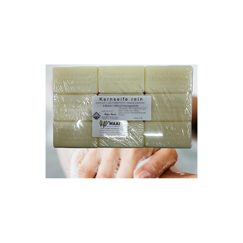 Wasserrose® 10 x 100 g = 1 kg Pure Soap