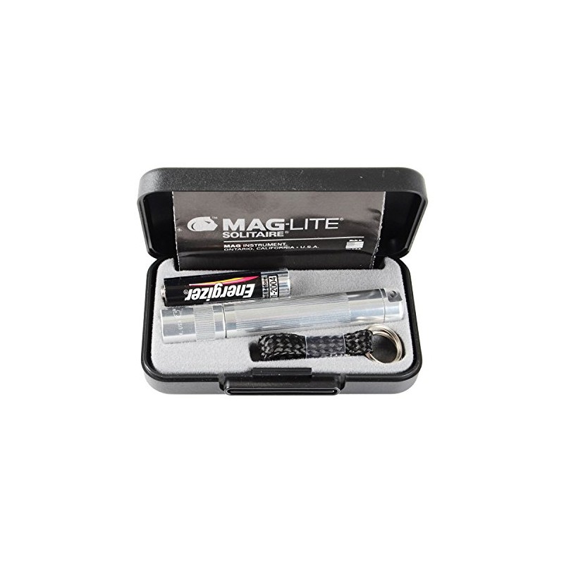 Maglite Boxed MGLK3A102 AAA Solitaire Torch - Silver