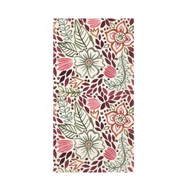 IHR Ideal Home Range Dinner Napkins Disposable 3-Ply Paper Hand Towels, 8.5" x 4.5", Floralscape, 16-Count