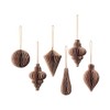 Broste Decorative Christmas Mix Paper Pendants Set of 6 Ready