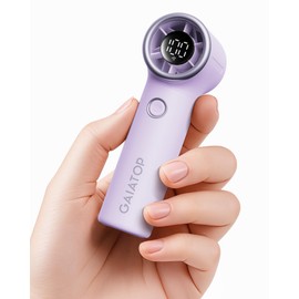 Gaiatop Mini Portable Handheld Fan, 4000mAh [15h Max Runtime] Personal Turbo Fans Pocket Size, High Speed 1-100 Adjustable Small Hand Fan, Outdoor Travel Concert Essentials, Gifts for Women Men Purple